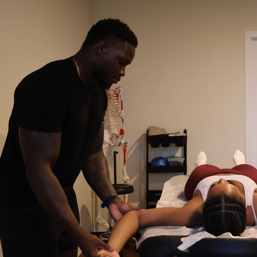Assisted arm stretch