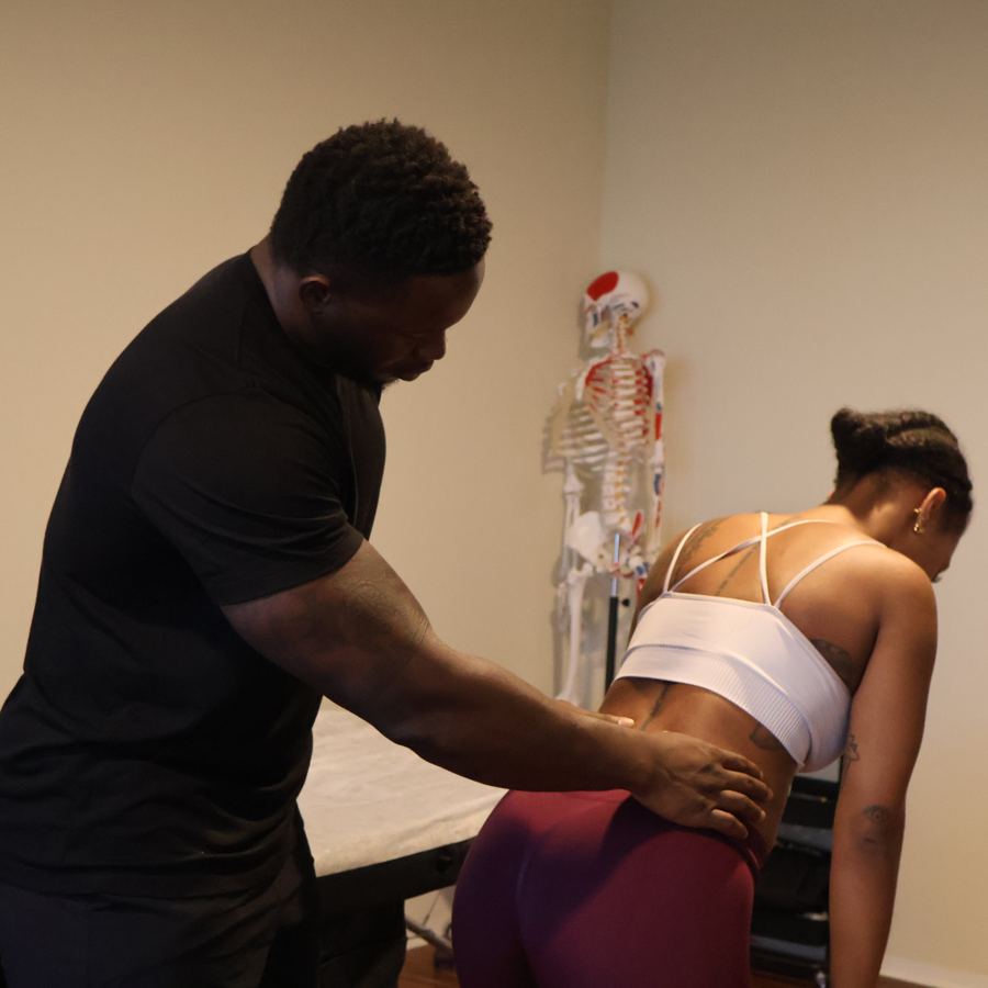 Movement check before the session